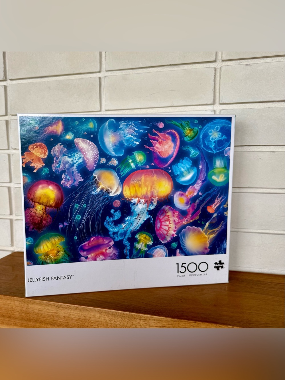 Buffalo Games Jellyfish Fantasy 1500 Piece Puzzle * Complete * Poster Included